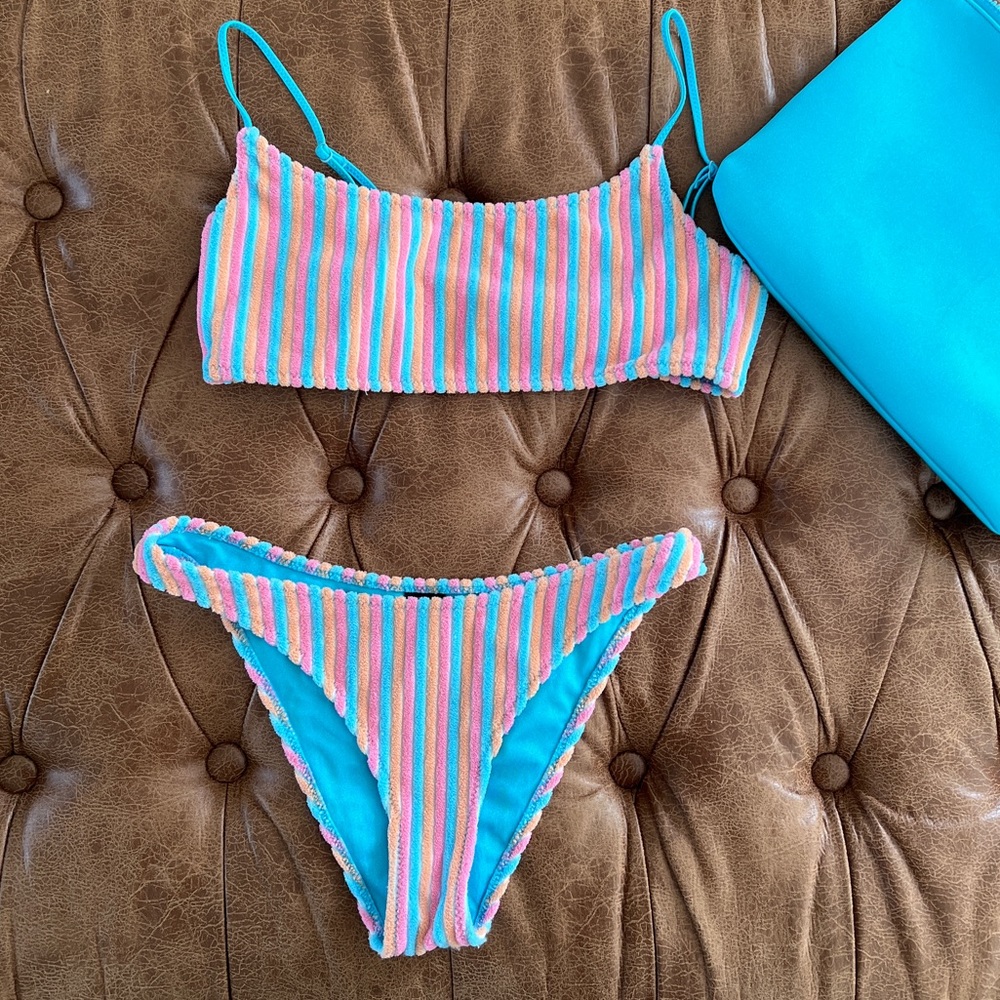 Triangl Mica sherbet stripe